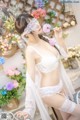 香草喵露露写真 Cosplay 白色玫瑰 P36 No.c52860