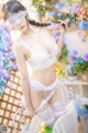 香草喵露露写真 Cosplay 白色玫瑰 P7 No.da3b7b