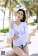 Park Da Hyun's glamorous sea fashion photos set (320 photos) P209 No.8a49fa